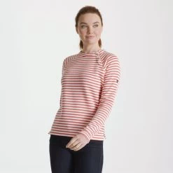 Craghoppers Womens/Ladies Neela Striped Sweatshirt (Navy) 24 Craghoppers Womens/Ladies Neela Striped Sweatshirt (Navy) -Fitness Equipment Store k02891e5ebf7b047ad4053110314f160f