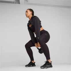 PUMA Womens PUMA FIT Move Crop Training Hoodie Hooded Top - Black 11 PUMA Womens PUMA FIT Move Crop Training Hoodie Hooded Top - Black -Fitness Equipment Store k060d22993c9ca2cf7fc08b7022a63d49