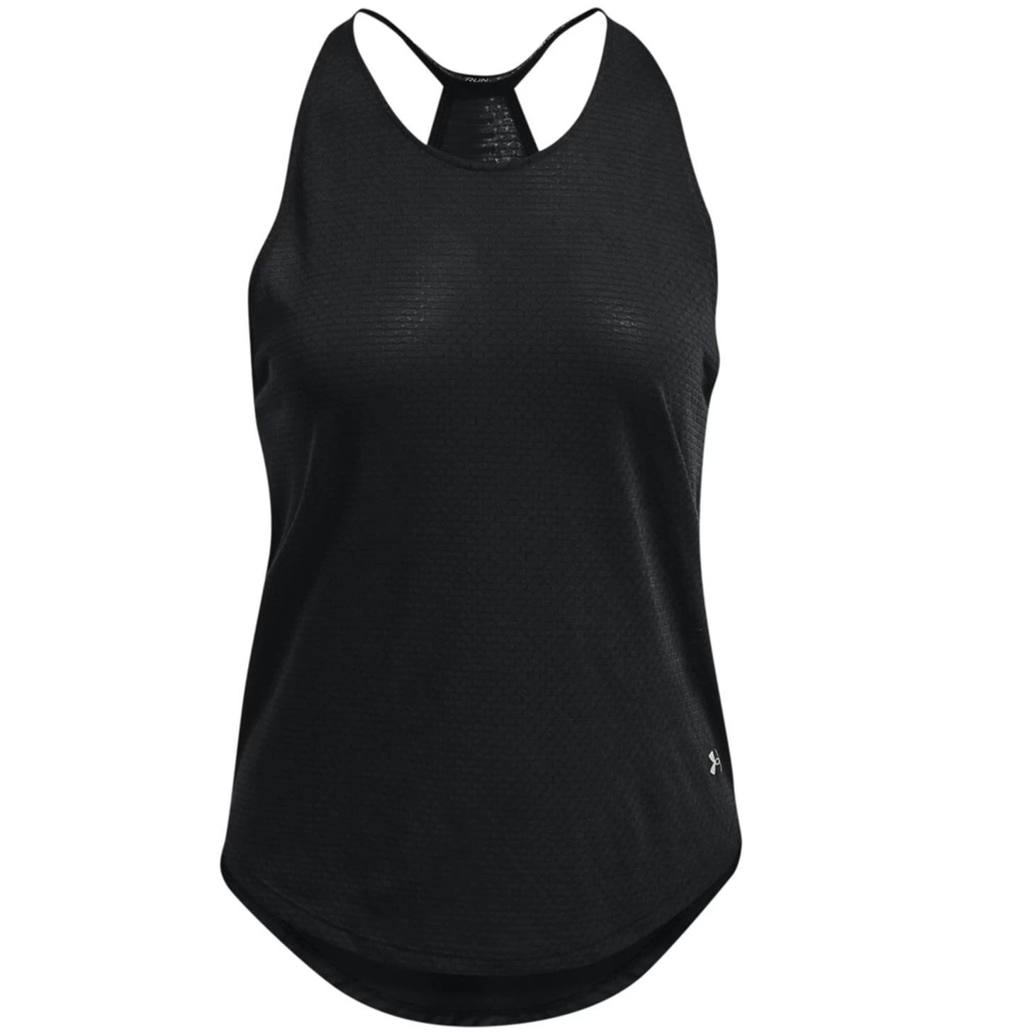 Under Armour Womens/Ladies Streaker Tank Top (Black/Black) 3 Under Armour Womens/Ladies Streaker Tank Top (Black/Black)