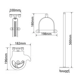 Ceiling Mounted Cable Crossover Machine -Fitness Equipment Store k0890e492acf718dd4aa01b03e8f41197
