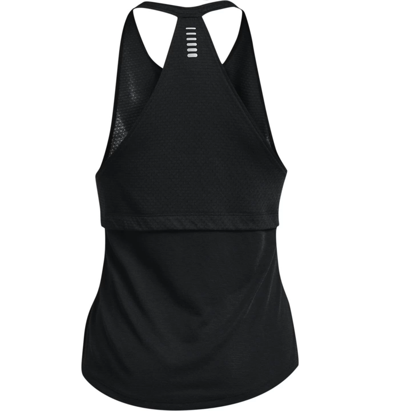 Under Armour Womens/Ladies Streaker Tank Top (Black/Black) 4 Under Armour Womens/Ladies Streaker Tank Top (Black/Black) - Image 2