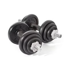York 20kg Cast Iron Dumbbell Weight Set