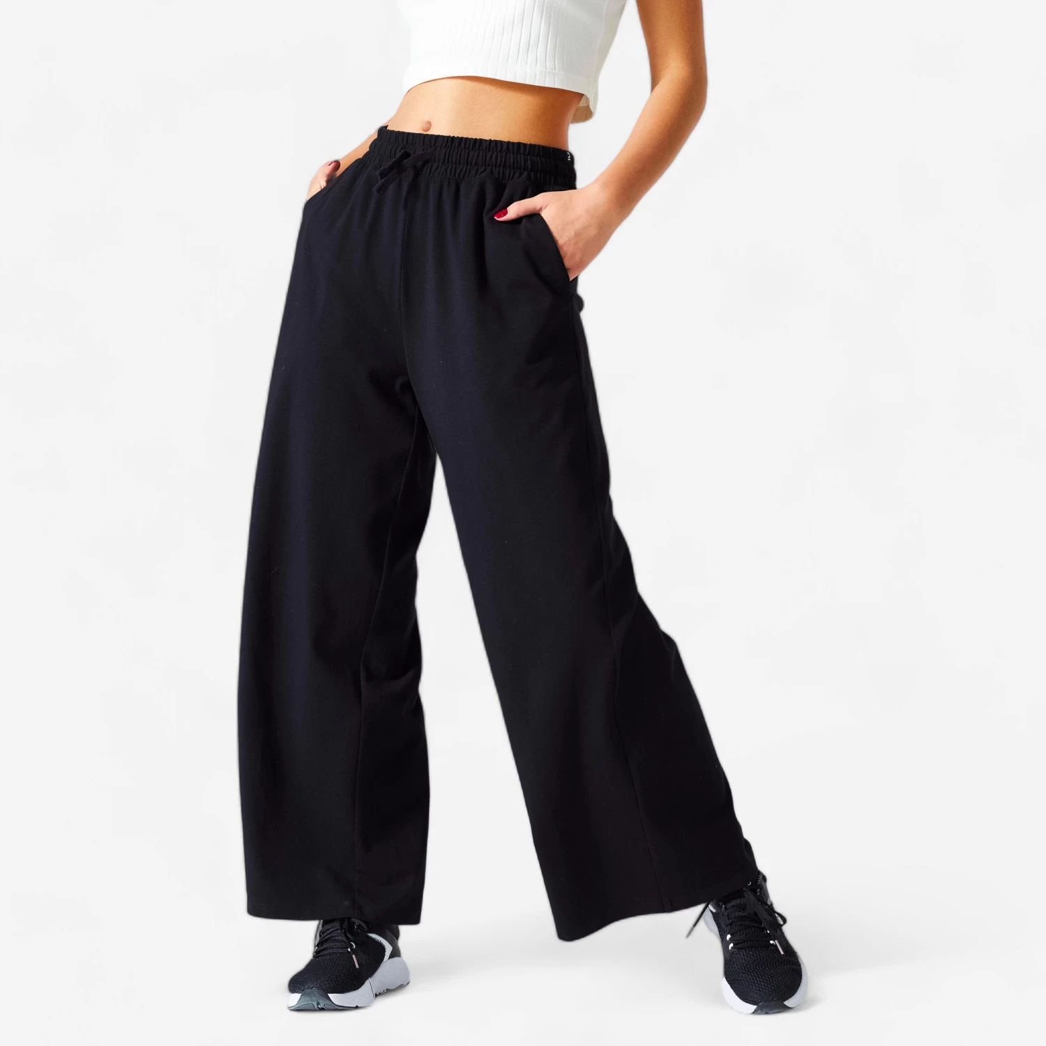 Women's Flared Fitness Jogging Bottoms 520 3 Women's Flared Fitness Jogging Bottoms 520
