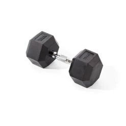 York Fitness Rubber Hex Dumbbells 2 X 15kg