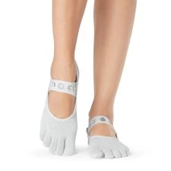 Fitness-Mad Womens/Ladies Mia Moonboot Toe Socks (Grey) -Fitness Equipment Store k10e7470338ffb41a79d58096be01c1df