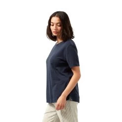 Craghoppers Womens/Ladies Salma ShortSleeved Top (Navy) -Fitness Equipment Store k114f36e5d48d700448379674b173d480
