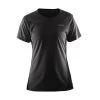 Craft Womens/Ladies Prime Lightweight Moisture Wicking Sports TShirt (Black) -Fitness Equipment Store k12cc69951d20a993c81b741adf38bf58