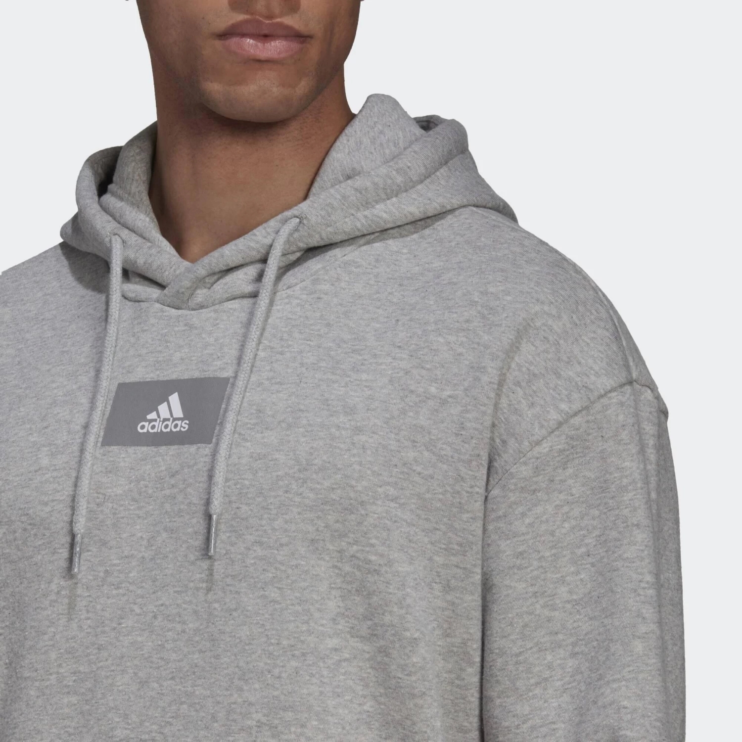 ADIDAS Essentials FeelVivid Cotton Fleece Drop Shoulder Hoodie 12 ADIDAS Essentials FeelVivid Cotton Fleece Drop Shoulder Hoodie - Image 10