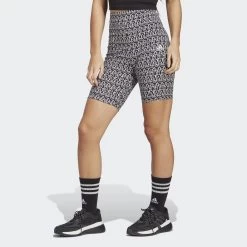 Allover Adidas Graphic Biker Shorts