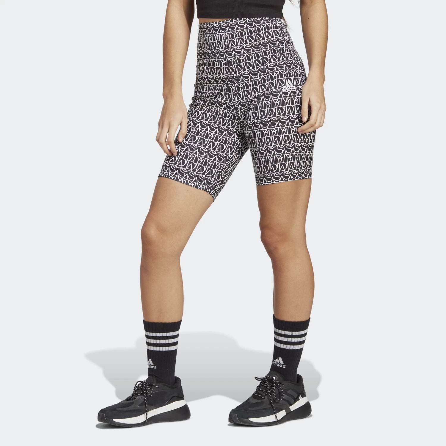 Allover Adidas Graphic Biker Shorts 3 Allover Adidas Graphic Biker Shorts