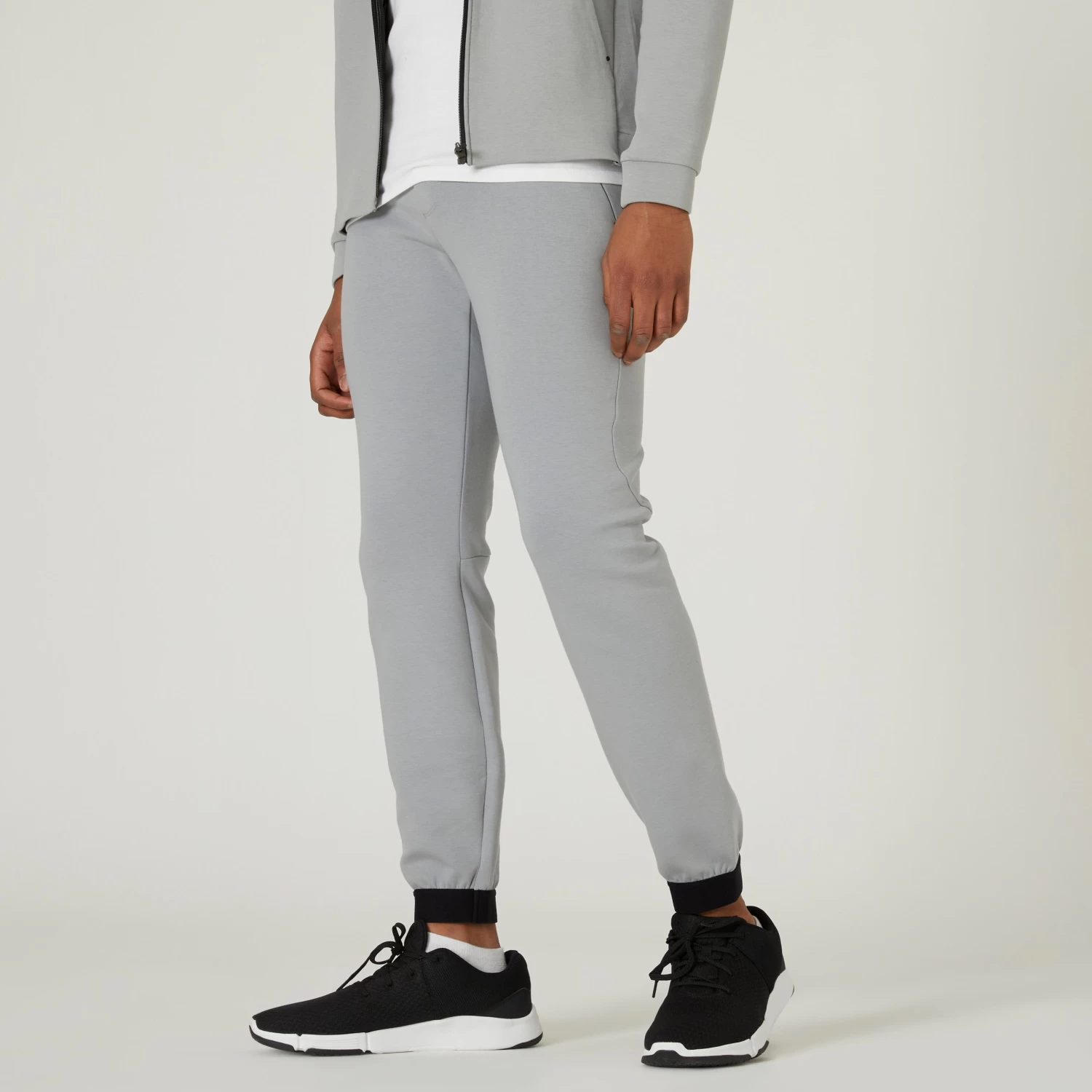 Men's Slim-Fit Fitness Jogging Bottoms 500 3 Men's Slim-Fit Fitness Jogging Bottoms 500