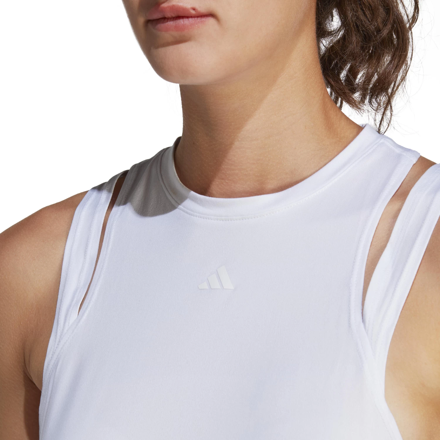 ADIDAS AEROREADY Train Essentials 3 Bar Logo Tank Top 14 ADIDAS AEROREADY Train Essentials 3 Bar Logo Tank Top - Image 12