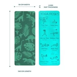 Myga Jurassic Jungle Kids Yoga Mat -Fitness Equipment Store k22229ae9ba14585d5044e26adc106488
