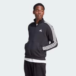 ADIDAS Essentials Fleece 3-Stripes 1/4