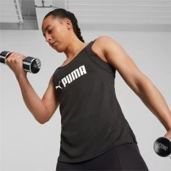 PUMA Womens PUMA FIT ULTRABREATHE Tank Top - PUMA Black