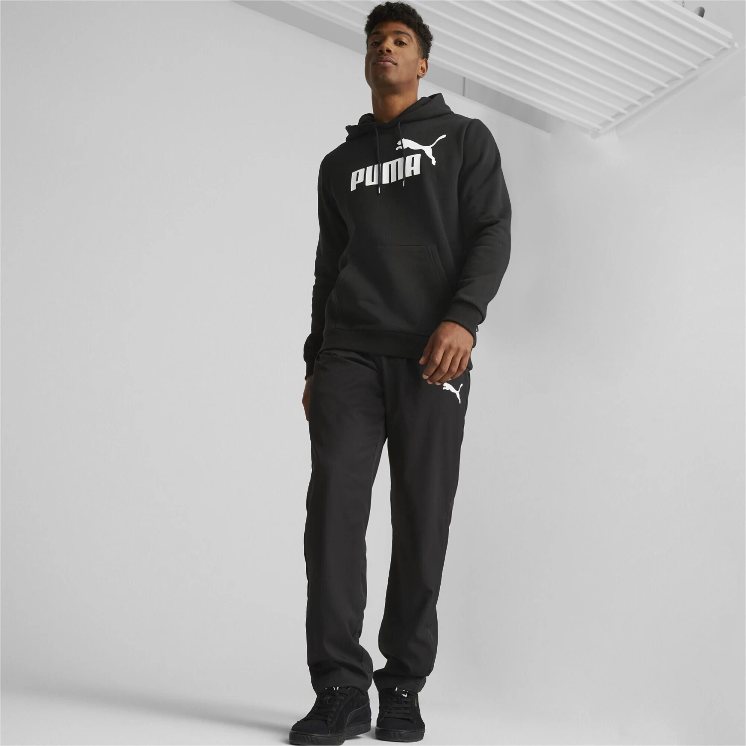 PUMA Mens Essentials Big Logo Hoodie Hooded Top 7 PUMA Mens Essentials Big Logo Hoodie Hooded Top - Image 5
