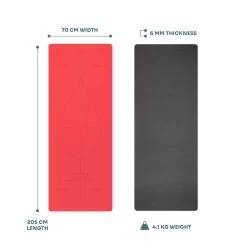 Myga Extra Large Red Alignment Yoga Mat 14 Myga Extra Large Red Alignment Yoga Mat -Fitness Equipment Store k2db93e3a80265f0e4deba9e095e902d6