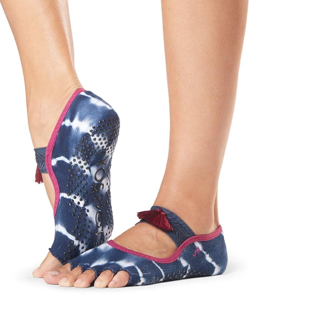 Fitness-Mad Womens/Ladies Mia Cosmic Half Toe Socks (Blue) 3 Fitness-Mad Womens/Ladies Mia Cosmic Half Toe Socks (Blue)