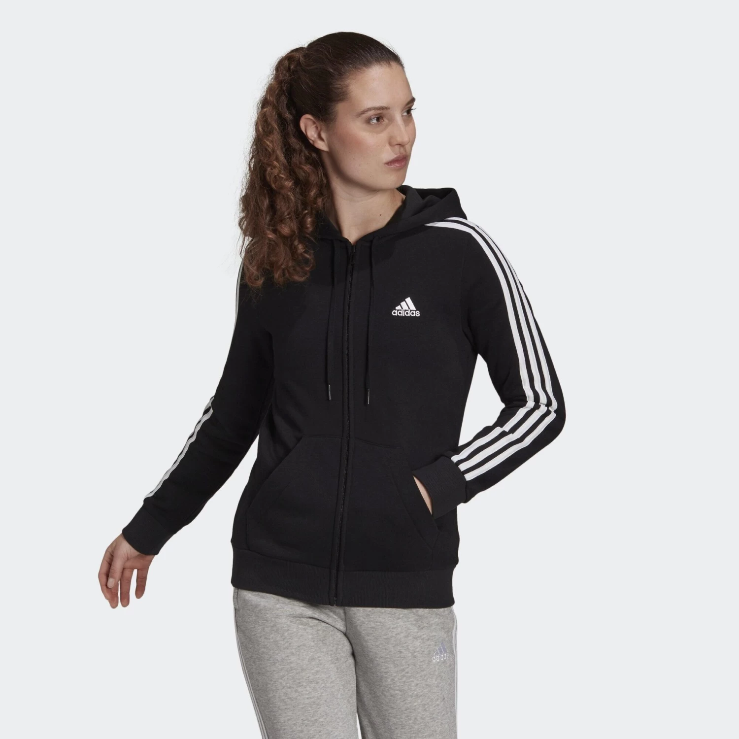 ADIDAS Essentials Fleece 3-Stripes Full 3 ADIDAS Essentials Fleece 3-Stripes Full