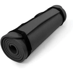 Fitness-Mad NBR Yoga Mat (Black) -Fitness Equipment Store k368bc70ab00271f2efeb688466949e84