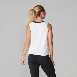 Fitness-Mad Womens/Ladies Asymmetric Hem Tank Top (Black) -Fitness Equipment Store k3bc2b6a939104d00d062a1bf053f1cc5