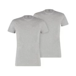 Puma Unisex Adult TShirt (Pack Of 2) (Grey Marl)