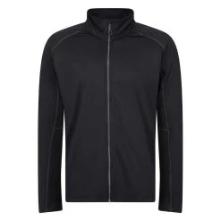 Regatta Mens Core Stretch Full Zip Midlayer (Black)