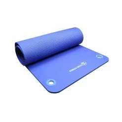 Fitness-Mad Core Fitness Plus Eyelets Yoga Mat (Blue)