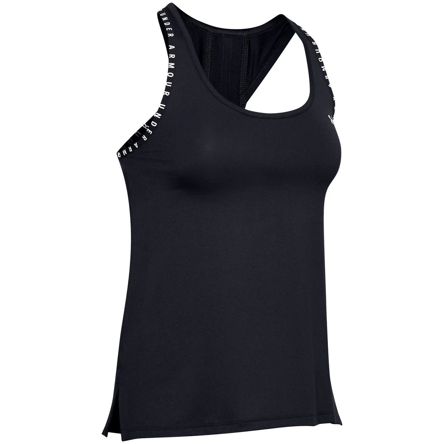 Under Armour Womens/Ladies Knockout Tank Top (Black/White) 3 Under Armour Womens/Ladies Knockout Tank Top (Black/White)