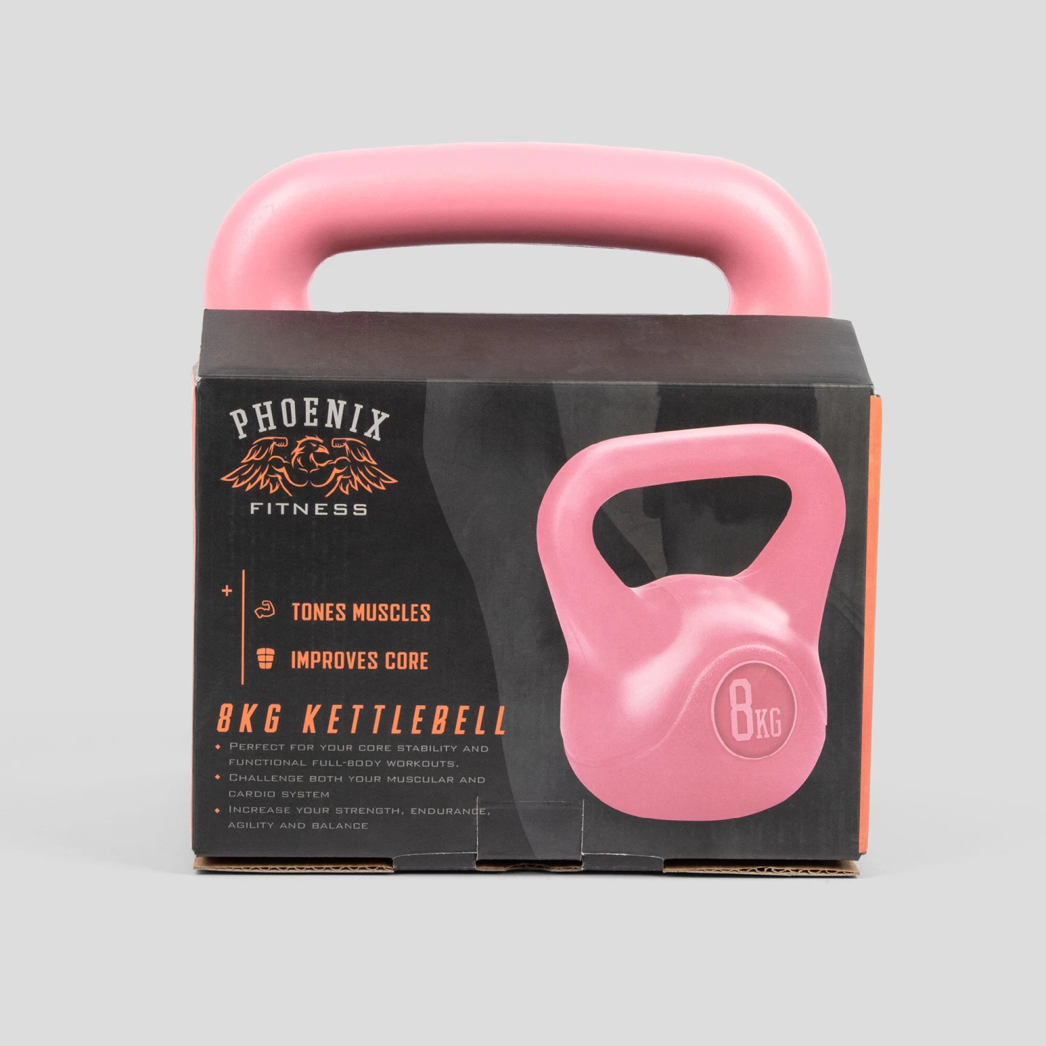 Phoenix PINK VINYL KETTLEBELL 5 Phoenix PINK VINYL KETTLEBELL - Image 3