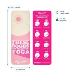 Breast Cancer Awareness Charity CoppaFeel! Yoga Boobs Mat -Fitness Equipment Store k506c6719675321f824ce24ce6f05a9ea