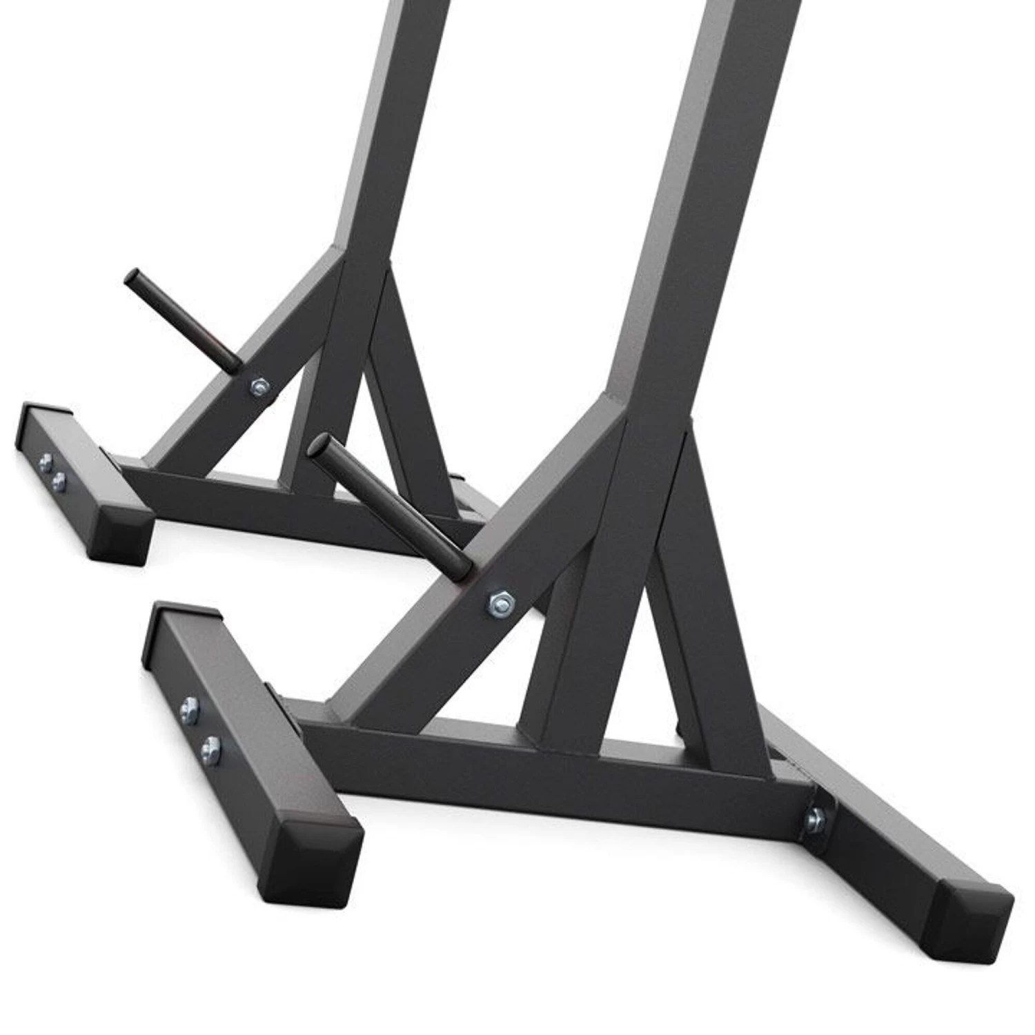 Heavy Duty Adjustable Barbell Squat Rack Bench Press 5 Heavy Duty Adjustable Barbell Squat Rack Bench Press - Image 3