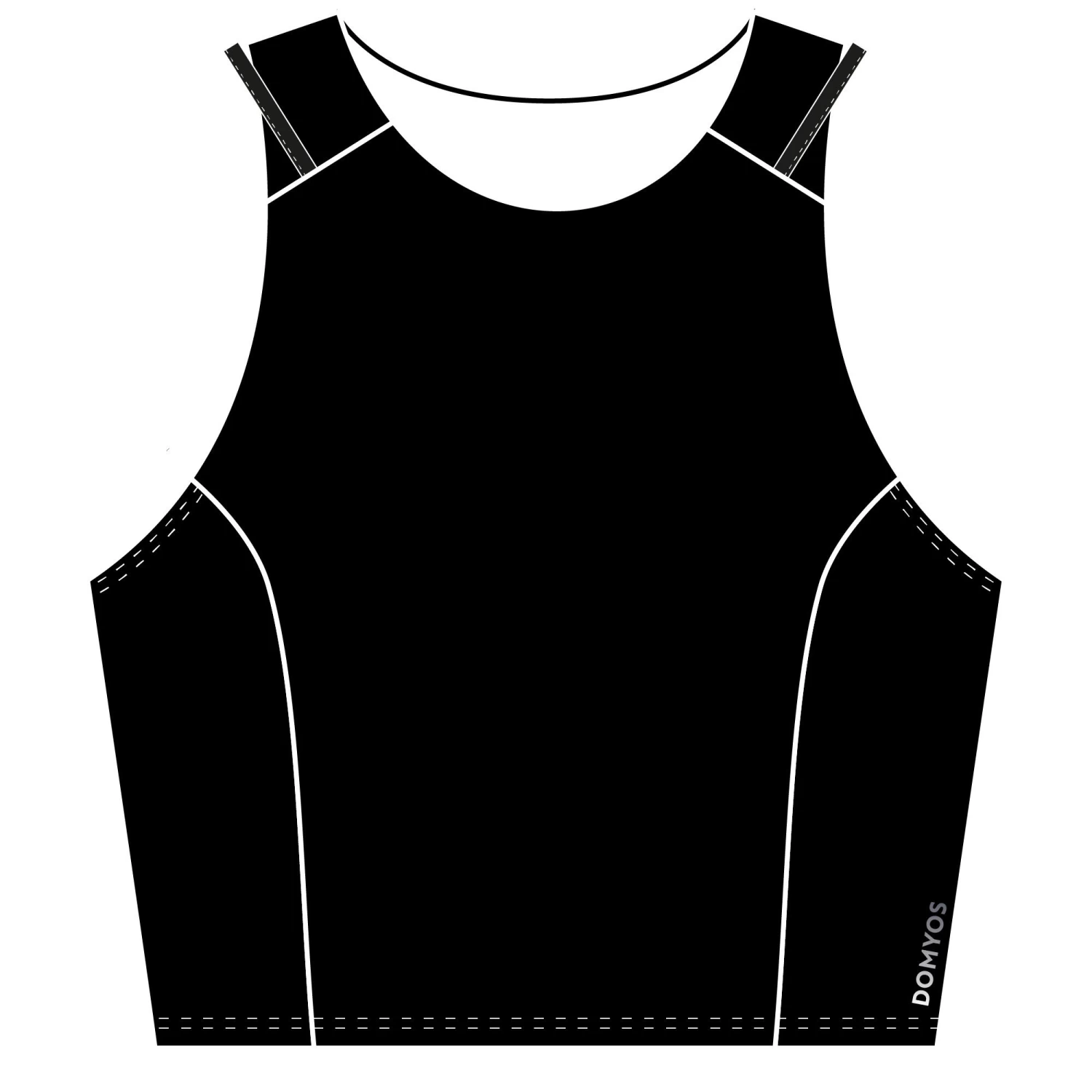 Women's Fitness Fitted Cropped Tank Top 8 Women's Fitness Fitted Cropped Tank Top - Image 6