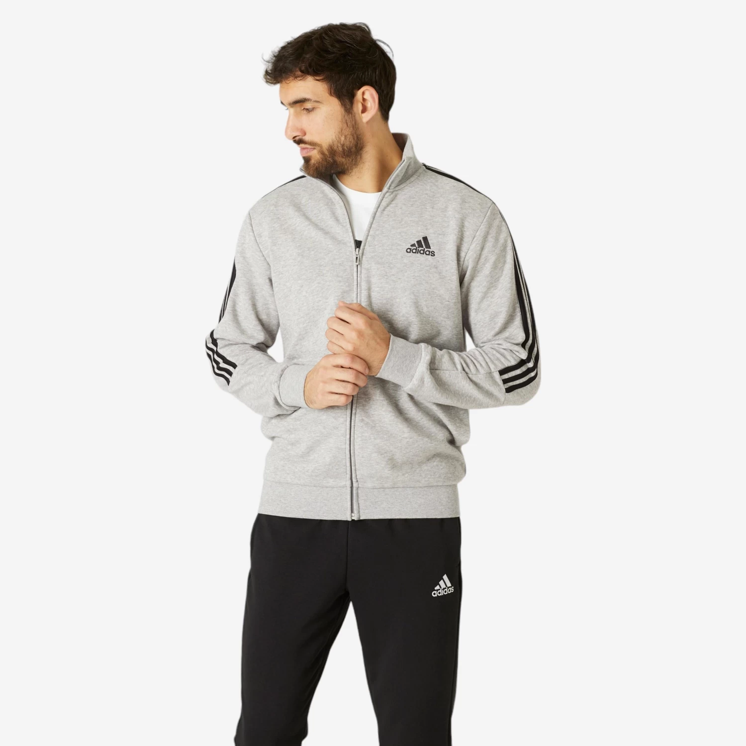 ADIDAS Men's Cotton Fitness Tracksuit Aeroready 3 ADIDAS Men's Cotton Fitness Tracksuit Aeroready