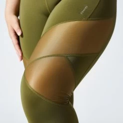 Women's Cardio Fitness High-Waisted Bimaterial Leggings -Fitness Equipment Store k5cc2d537928e9c3bba882c9be0954112