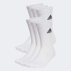 ADIDAS Cushioned Sportswear Crew Socks 6 Pairs -Fitness Equipment Store k5cda42bfe6d18049fb16f07dfd451589