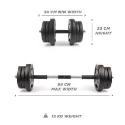 15KG COMPLETE DUMBBELL WEIGHTS SET 15 15KG COMPLETE DUMBBELL WEIGHTS SET -Fitness Equipment Store k5d3e1b970a7b96d236cf2143b8a79906