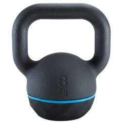 CORENGTH Kettlebell 8kg Cast Iron & Rubber Base