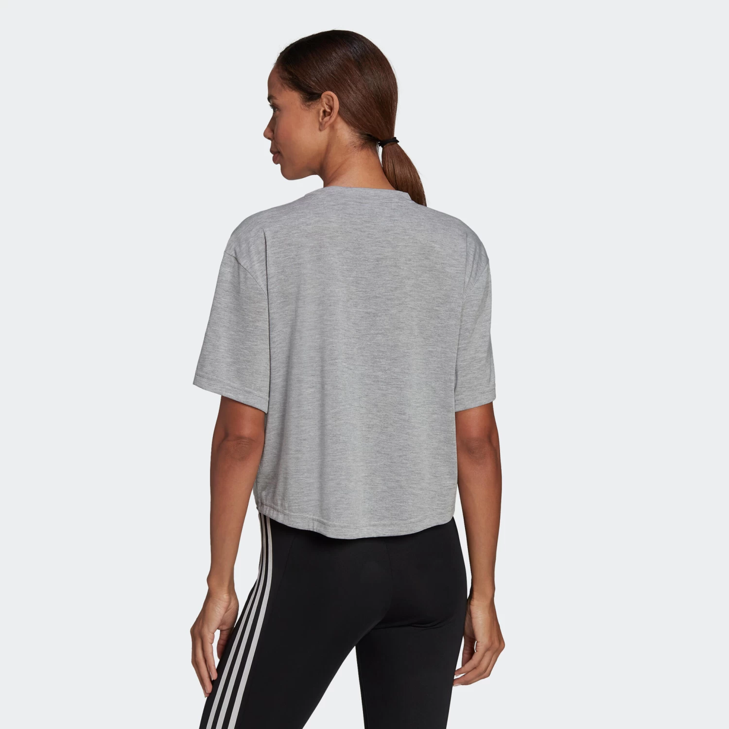 ADIDAS Women's Fitness Cropped T-Shirt Essentials 4 ADIDAS Women's Fitness Cropped T-Shirt Essentials - Image 2