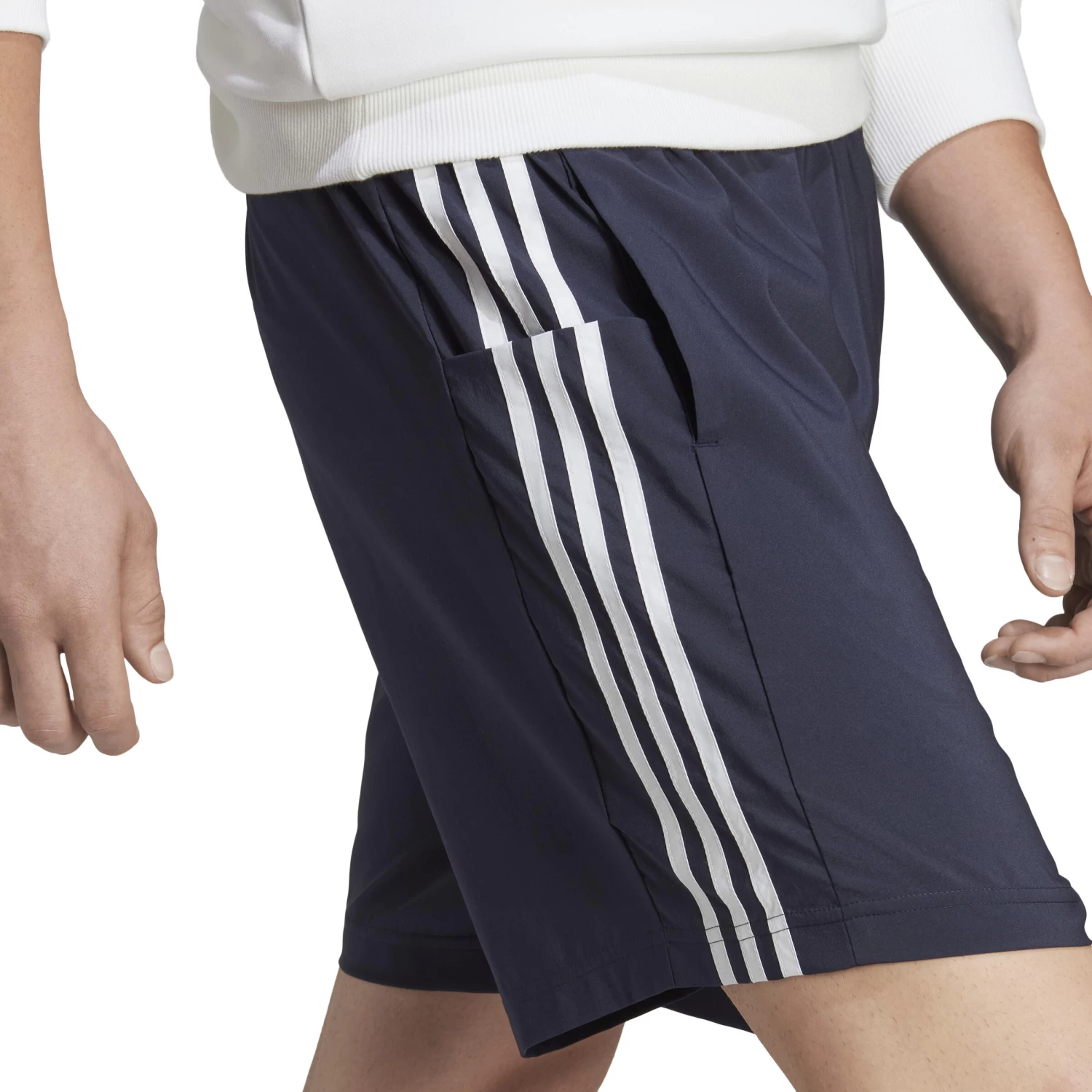 ADIDAS Men's Cardio Fitness Shorts - Blue 7 ADIDAS Men's Cardio Fitness Shorts - Blue - Image 5