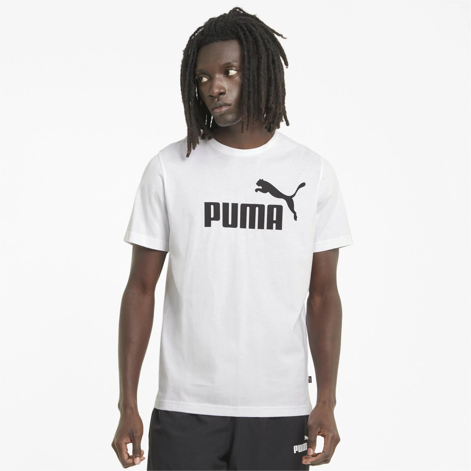 PUMA Mens Essentials Logo Tee T-Shirt 4 PUMA Mens Essentials Logo Tee T-Shirt - Image 2