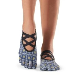 Fitness-Mad Womens/Ladies Elle Villa Toe Socks (Blue) -Fitness Equipment Store k78c5c1614dedbe6b9694eabfd7879c0b