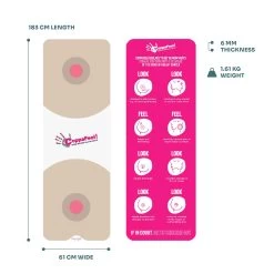 Breast Cancer Awareness Charity CoppaFeel! Just Boobs Mat -Fitness Equipment Store k793aa6c6b9d2ab60da85732fd94d2cfd