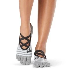 Fitness-Mad Womens/Ladies Elle Be Mine Toe Socks (Grey/Black) -Fitness Equipment Store k7a0b06cf228d5703e625d73314fd1a5f