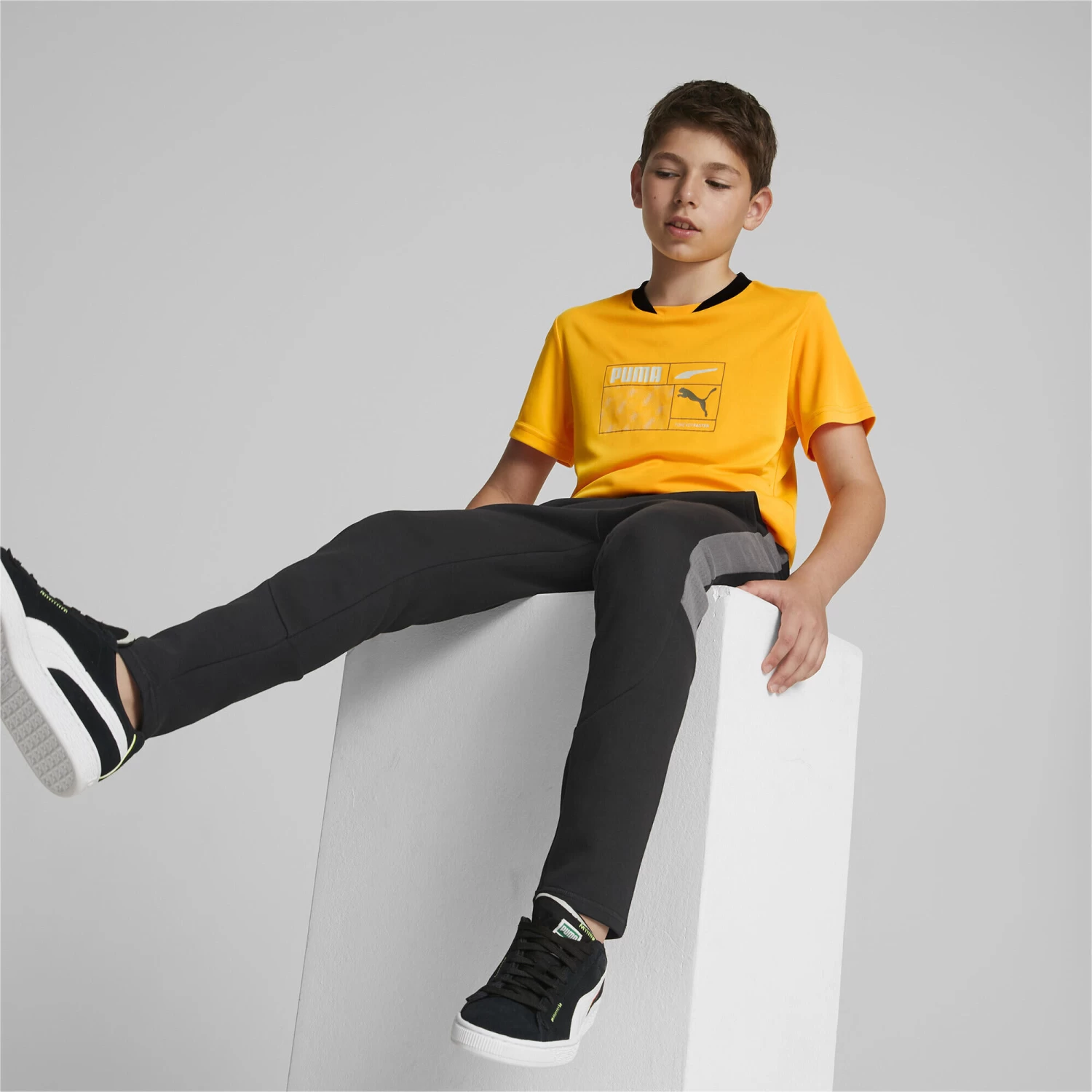 PUMA Kids Boys Evostripe Pants Trousers Youth 4 PUMA Kids Boys Evostripe Pants Trousers Youth - Image 2