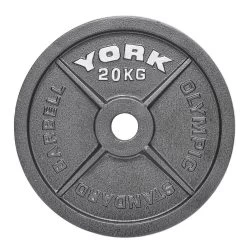 York Olympic Cast Iron Weight Plate 1 X 20kg