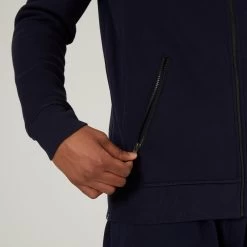 Men's Zip-Up Fitness Hoodie 520 -Fitness Equipment Store k7ffe621af8e7f69299434afe8f4d2f38