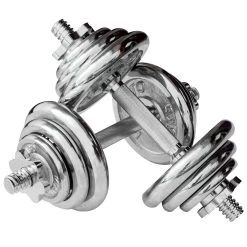Fitness Equipment Store 19 Viavito 20kg Chrome Dumbbell Set