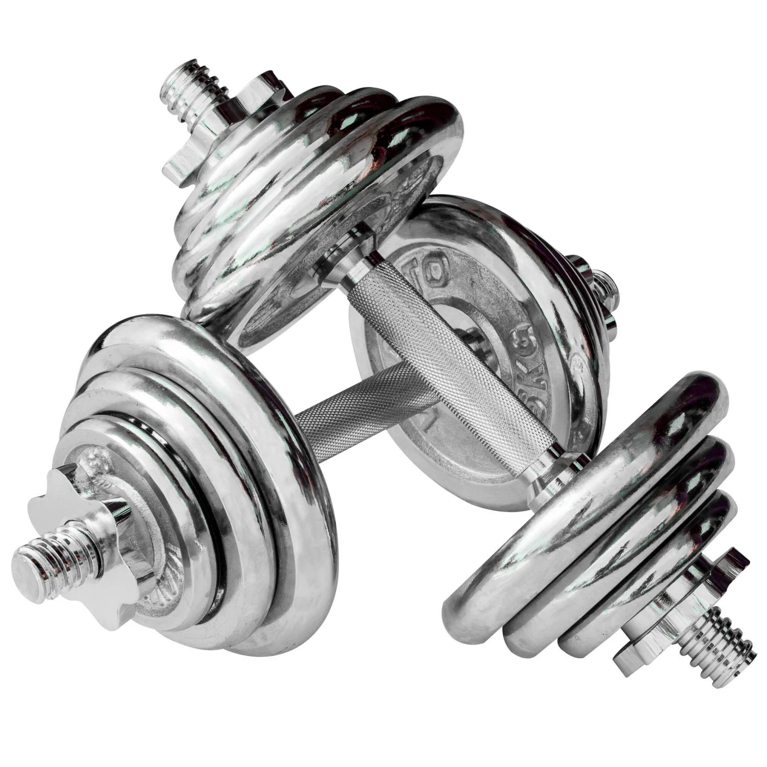 Viavito 20kg Chrome Dumbbell Set 3 Viavito 20kg Chrome Dumbbell Set