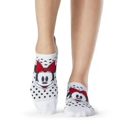 Fitness-Mad Womens/Ladies Savvy Polka Dot Minnie Mouse Disney Liner Socks (White) -Fitness Equipment Store k832170586bb7f1c151d7d13d454c83ed